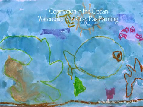 Kitchen Floor Crafts: Quick Pick & Project of the Week: Commotion in the Ocean Watercolor And ...