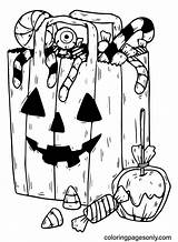 Halloween Candy Coloring Pages To Download  Free Printable sketch template