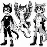 Pj Masks Coloring Pages – Custom Paint By Numbers sketch template