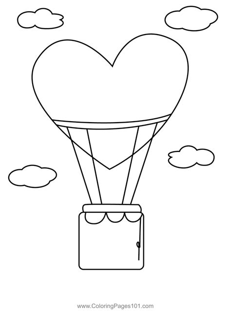 23+ Air Balloon Coloring Page - LatoyaAbishan