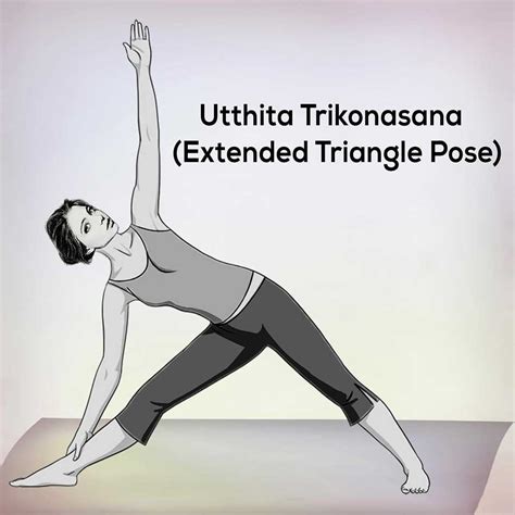 Utthita Trikonasana Steps, Advantages, and Precautions - aasiffitness