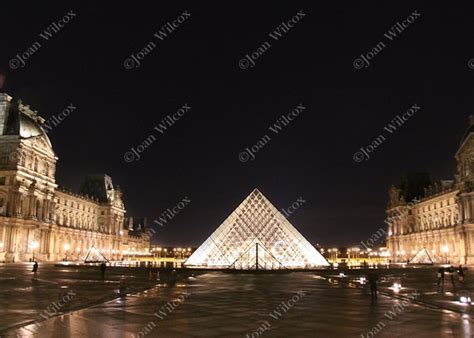 Midnight Louvre Pyramid Night Paris France Original Photo - Etsy