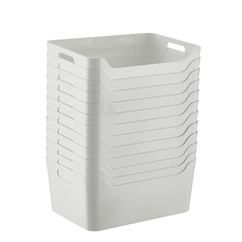 Plastic Storage Bins with Handles | The Container Store