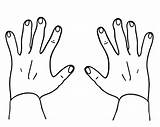 Pin On Hands Coloring Pages sketch template