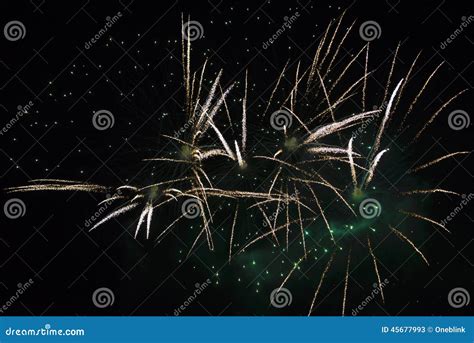 Fireworks Display stock image. Image of christmas, celebration - 45677993