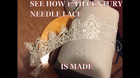 NEEDLE LACE DEMO: How to make needle lace ASMR-style video - YouTube