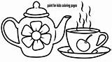 Teapot Coloring Pages sketch template
