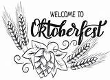 Oktoberfest Coloring Page sketch template