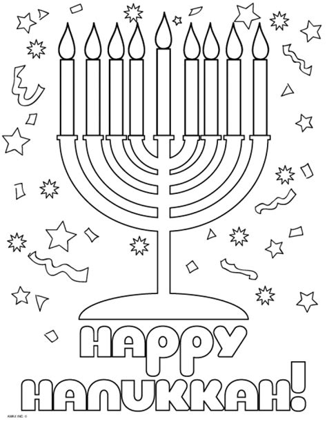 Get This Hanukkah Coloring Pages Free to Print JU7zm