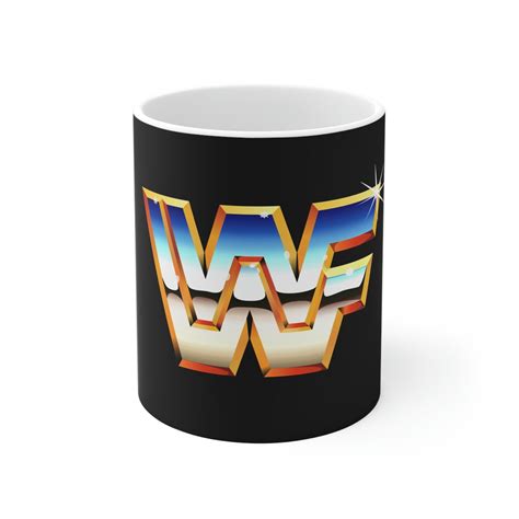 Retro 80s WWF Mug - Etsy