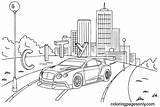 Bentley Continental Gt Coloring Draw Drawing Drawcarz Pages Coupes  sketch template