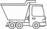 Dump Truck Coloring Page  Free Printable Pages For Kids sketch template