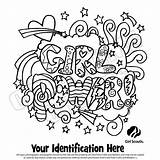 Fun And Engaging Girl Scout Coloring Pages For Brownies sketch template