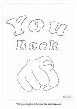 Rock Coloring Pages sketch template
