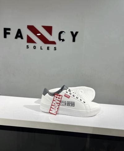 Marvel Casual Unisex White Sneakers - Fancy Soles