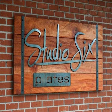 Wood & Metal Signs Wooden signboard Any Size Stud Mounted | Etsy | Metal signage, Business signs ...