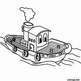Bateau Coloriage Dessin Barcos Petit Boat Imprimer Imprimir Colorier  sketch template