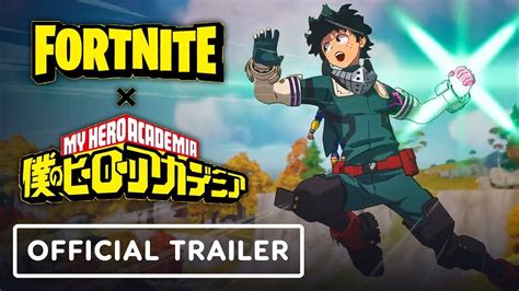 Fortnite x My Hero Academia - Official Collab Trailer