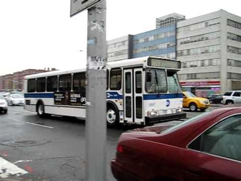 NYC MTA Orion V 1999 5897 on the Qm18 - YouTube