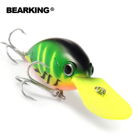 Perfect Bearking fishing tackle professional Hot fishing lures, crank 64mm/16g,dive 3.2m ...