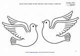 Coloring Page Doves  Color Picture Of sketch template