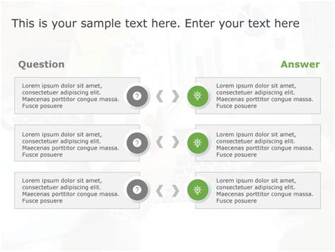 Free Question Answer PowerPoint Template