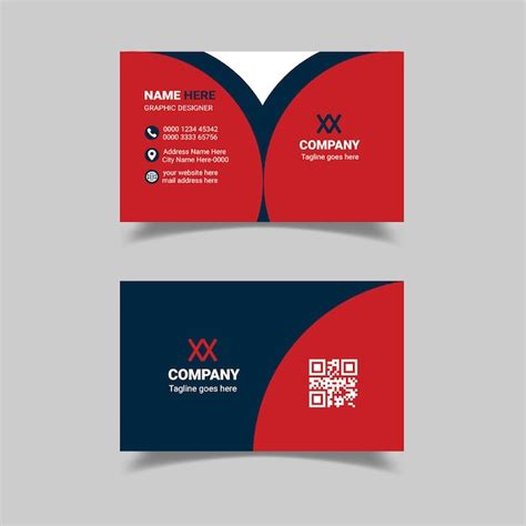 Premium Vector | Creative business card template