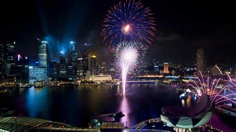 Singapore National Day Parade Fireworks - backiee