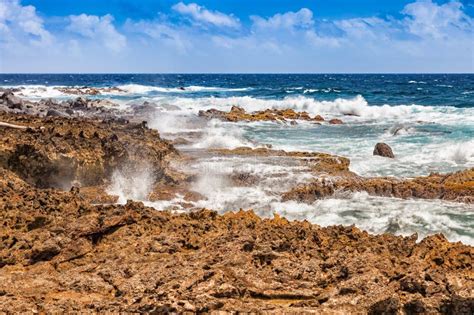 Arikok National Park on Aruba Stock Image - Image of arashibeach ...