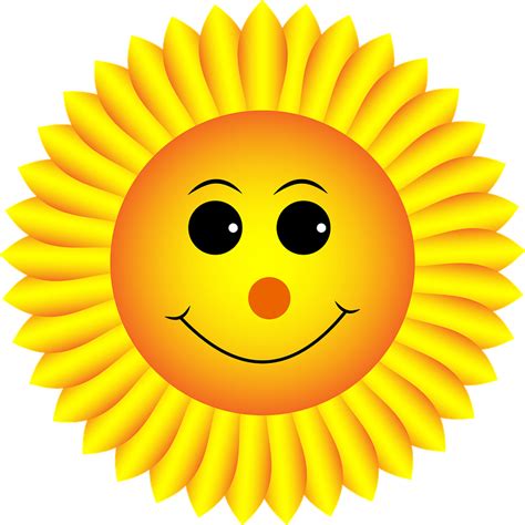 Image vectorielle gratuite: Tournesol, Smiley, Visage, Emoji - Image gratuite sur Pixabay - 1801284