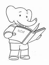 Babar coloring Pages sketch template