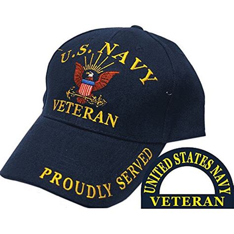 U.S. Navy Veteran "Proudly Served" Low Profile Cap | Navy retired, Navy veteran, Veteran hats