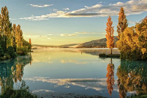 Dawn at Lake Ruataniwha, Twizel - South Canterbury Photograph by Robert Green - Pixels