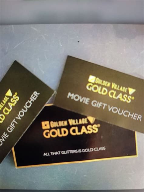 Golden village gold class, Tickets & Vouchers, Vouchers on Carousell