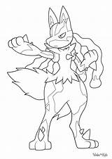 Lucario Coloring Pages Free Printable PDFs  WakeTheKids sketch template