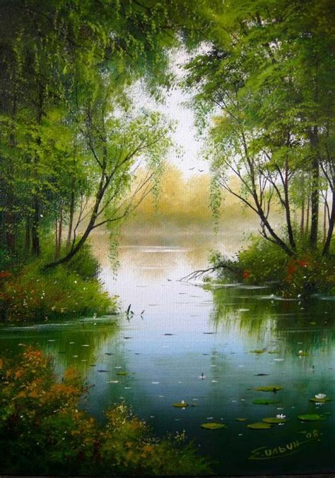 levkonoe | Е.Ильин: | Landscape art, Landscape paintings, Nature art ...