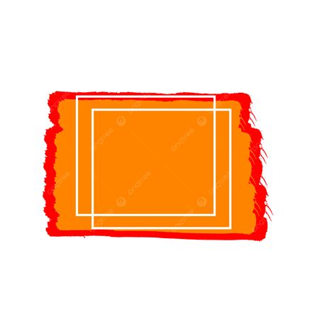 Orange Color Frame Border Transparent Hd, Frame, Border, Orange PNG ...