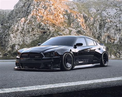 Dodge Charger "Black Bomb" Flexes Widebody Muscle - autoevolution