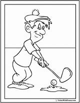 Hudtopics Golf Coloring Pages Printable sketch template