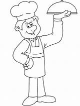 Chef Coloring Pages  Free Printable For Kids sketch template