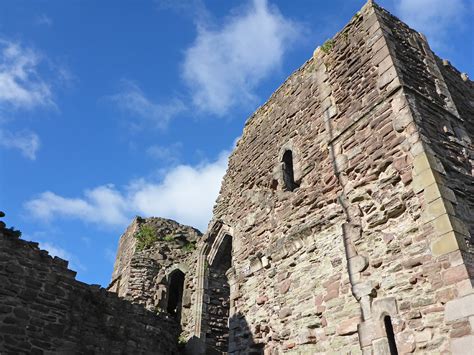 Photographs of Monmouth Castle, Monmouthshire, Wales: Walls and windows