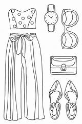 Fashion & Style coloring Pages For Adults  Online Or Printable sketch template