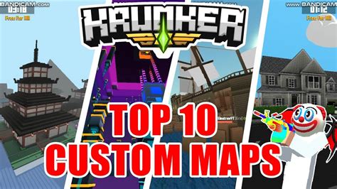 KRUNKER top 10 custom maps - YouTube