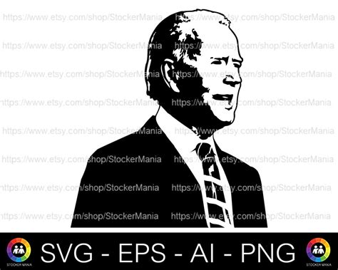 Joe Biden SVG, Joe Biden PNG, Joe Biden Silhouette, Joe Biden Vector ...