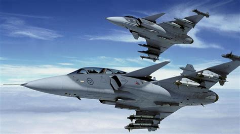 Download Military Saab JAS 39 Gripen HD Wallpaper