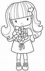 Coloriage Petite Fille à Imprimer Sur ColoriageEnfantCom sketch template