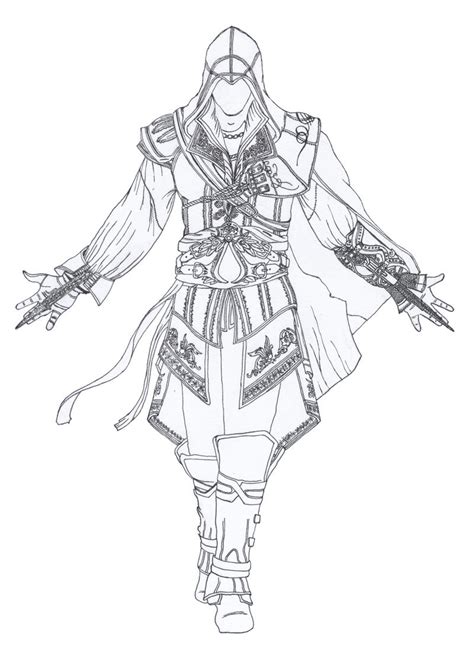 Assassin's Creed II - Lineart by Andrex91 on DeviantArt