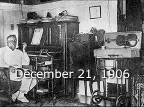 Reginald Fessenden Makes Christmas History - Nashua Area Radio Society