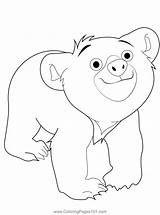 Cute Koda Coloring Page For Kids  Free Brother Bear Printable sketch template