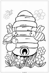 21 bee coloring Pages Free PDF & PNG Printables sketch template